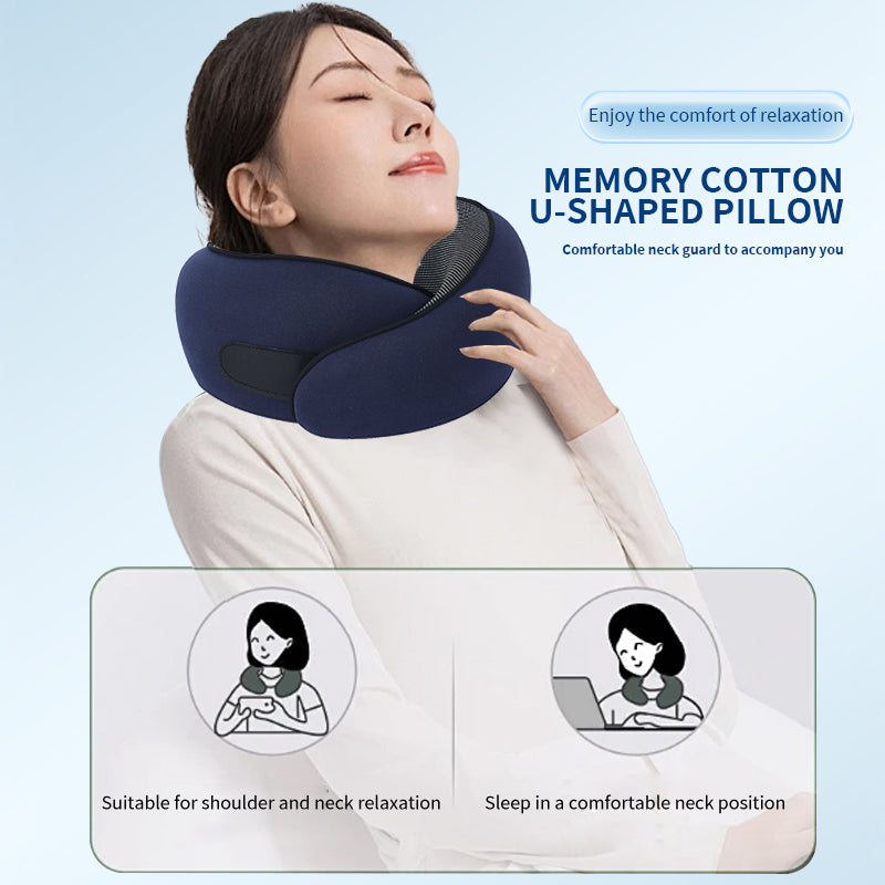 Travel Neck Pillow for Airplane By NIVICKS