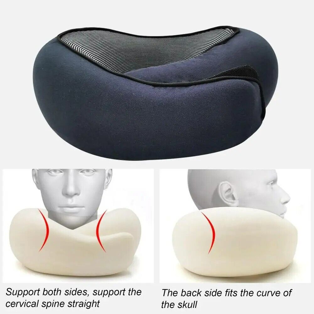 Travel Neck Pillow for Airplane By NIVICKS