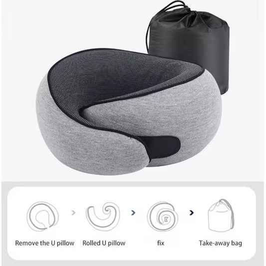 Travel Neck Pillow for Airplane By NIVICKS