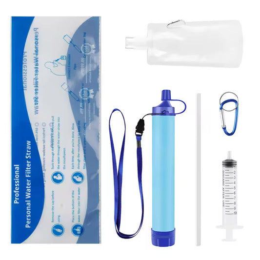 Outdoor Water Filter Personal Water Filtration Straw