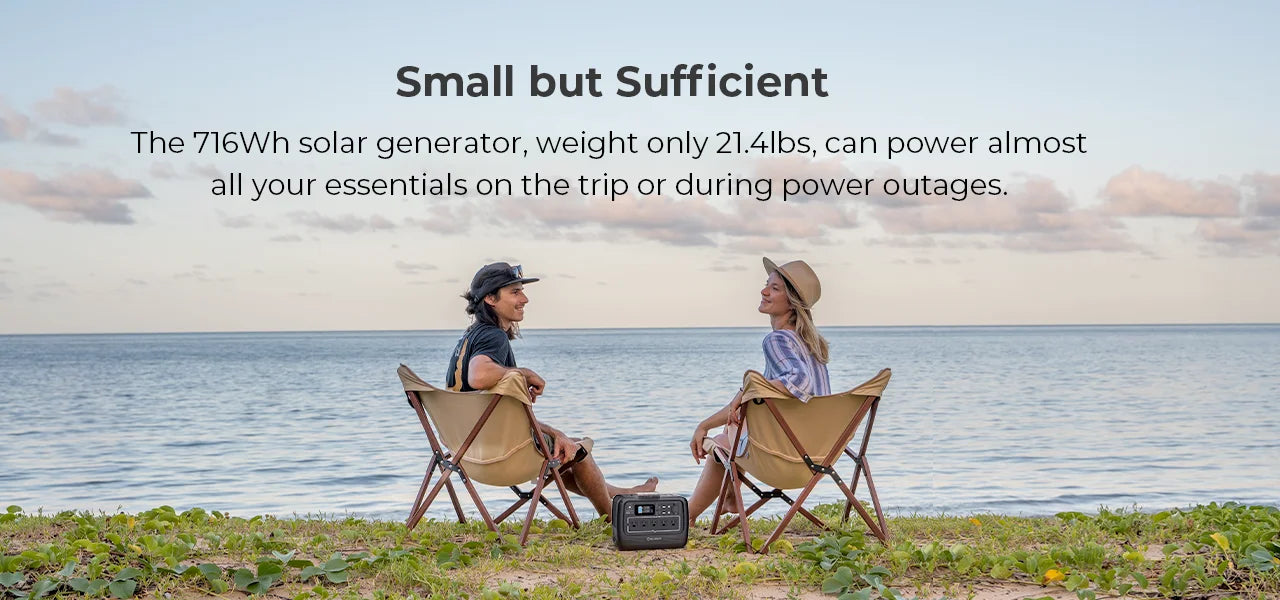 BLUETTI PS72 Solar Generator – Portable Power for Camping, RVs & Emergency Backup